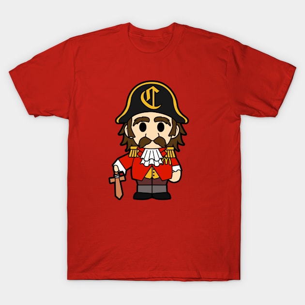 Captain Crook Chibi T-Shirt by mighty corps studio